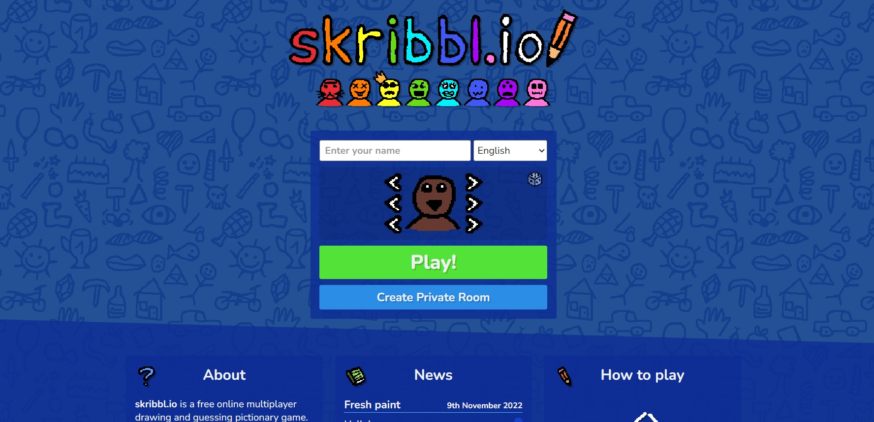 Drawing and Guessing Pictionary Game